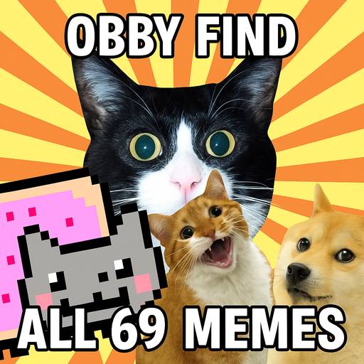 how to play Obby: Find All 69 Memes Roblox
